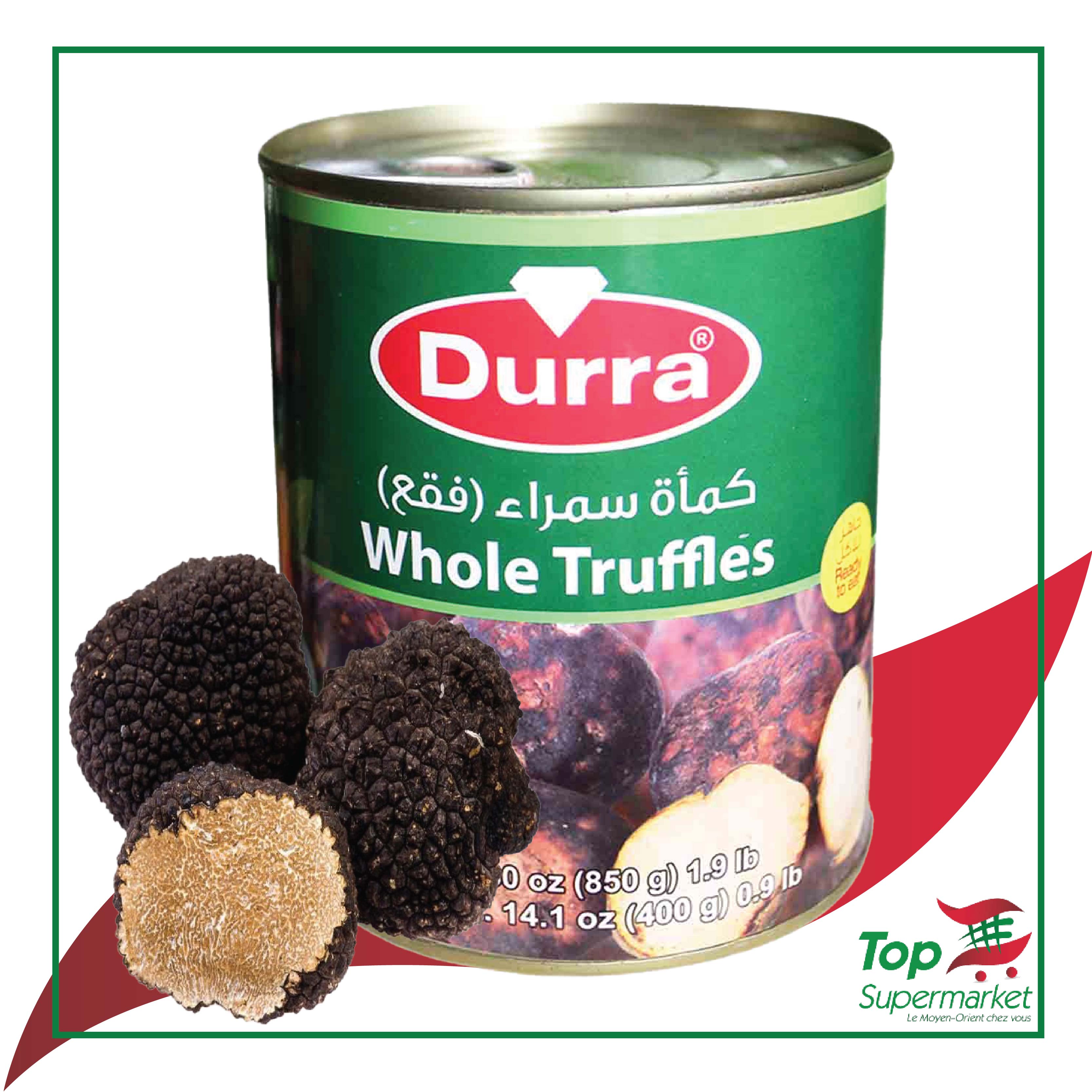 Durra  truffles entières 850gr